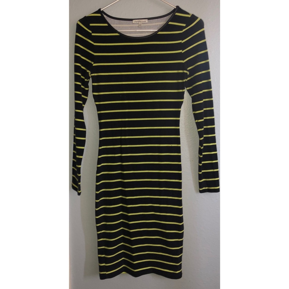 Stripped long sleeve slim fit